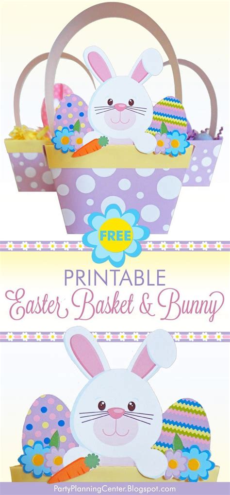 Printable Easter Bunny Basket